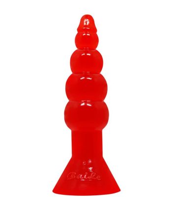 Baile Plug Anal Forma Bulbosa Color Naranja