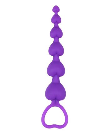 Cadena Anal Heart Booty Beads