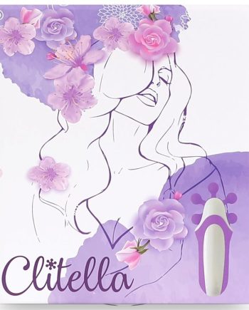 Clitella Estimulador Sexo Oral con Accesorios Púrpura