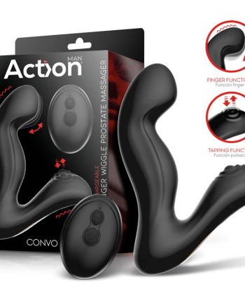 Convo Prostate Stimulator with Tapping and Finger Wiggle Function