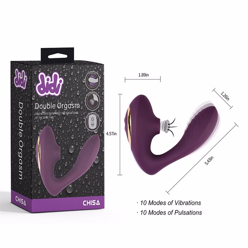 Estimulador y Vibrador para Parejas Double Orgasm