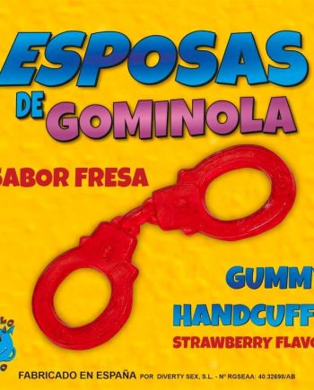 Esposas de Gominola Sabor Fresa Roja