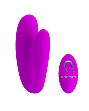 Estimulador de Parejas Control Remoto Rosa