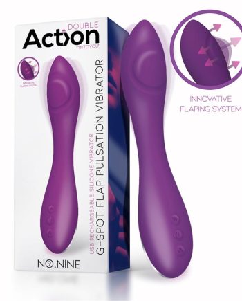 No. Nine Vibrador Punto G Función de Pulsación USB Magnético Silicona
