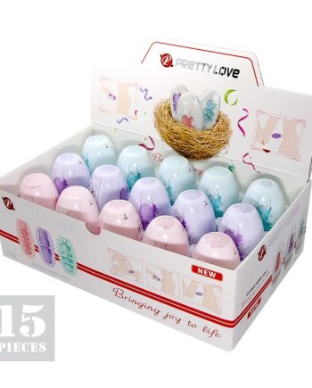 Pack 15 Huevos Masturbadores Doble Texturizado
