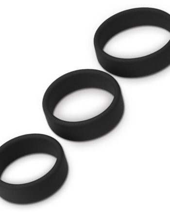 Pack de 3 Anillos para el Pene Power Ring Negro