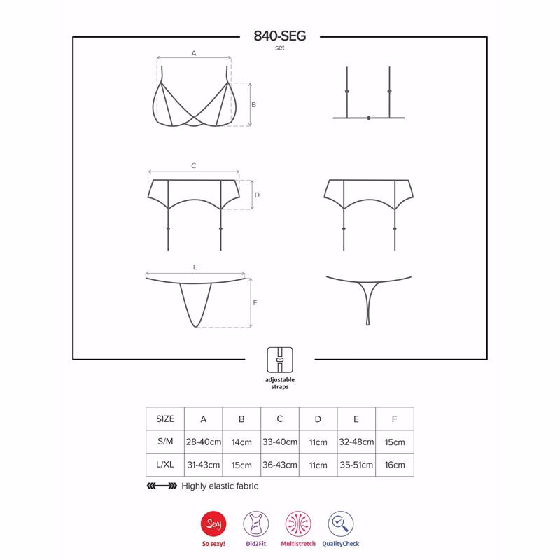 Set 3 Piezas Negro/Azul