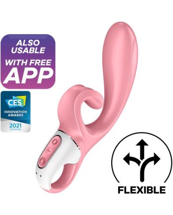 Vibrador Hug Me con APP Satisfyer Connect Rosa