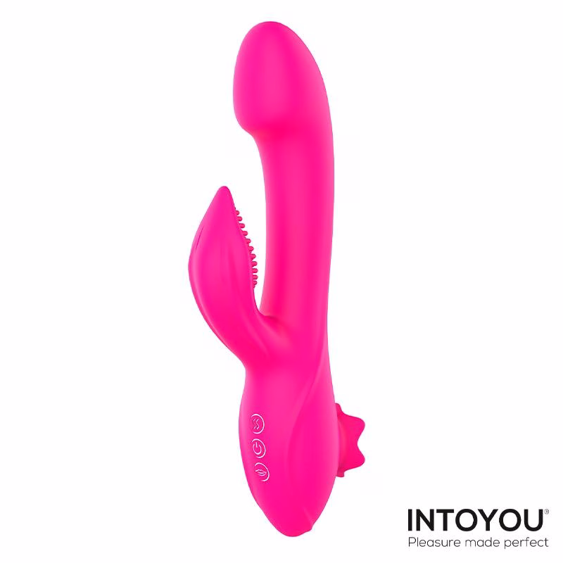Magnoliapink Vibrador 3 en 1 con Succionador de Clítoris y Rabbit USB Silicona