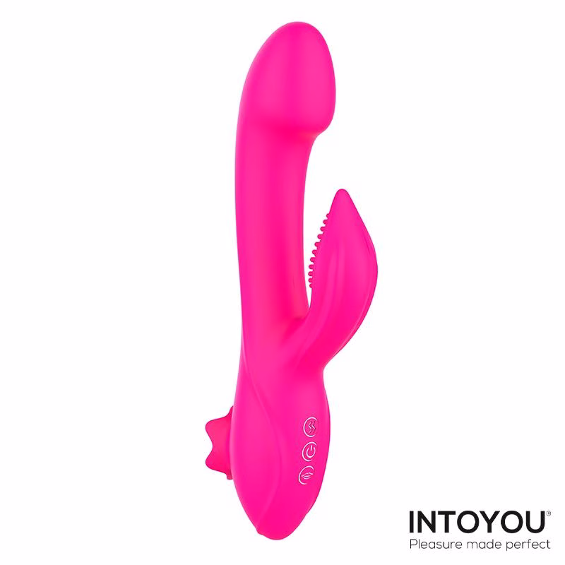 Magnoliapink Vibrador 3 en 1 con Succionador de Clítoris y Rabbit USB Silicona
