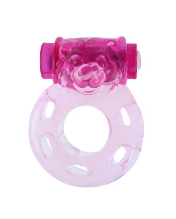 Anillo Vibrador Color Oso Rosa