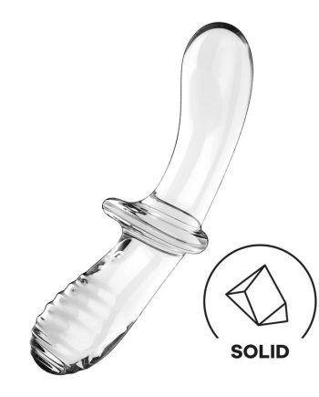 Estimulador de Cristal Double Crystal Hot and Cold Transparente