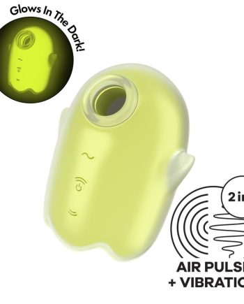 Glowing Ghost Succionador Brilla en la Oscuridad Amarillo