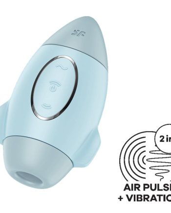 Mission Control Succionador y Vibrador Azul