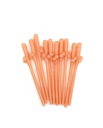 Pajitas forma de Pene 10 unidades