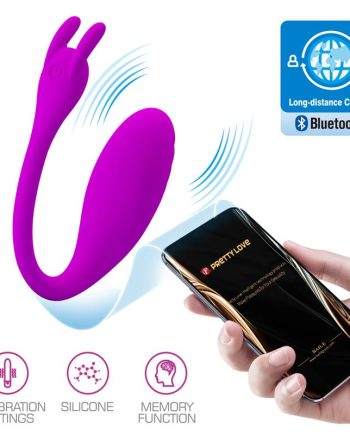 Catalina Huevo Vibrador con APP Rosa