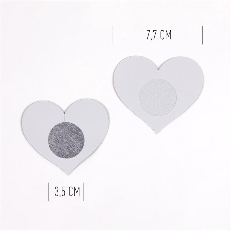 Wow Boobs! Cubre Pezones Corazón Holográficos