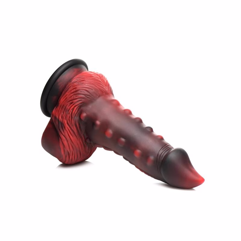 Lava Demon Thick Nubbed Dildo Demonio