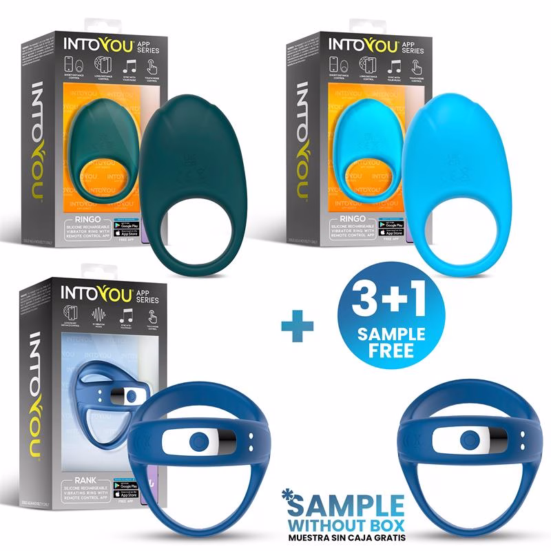 Pack 3+1 Tester Surtido Anillos Ringo y Rank APP