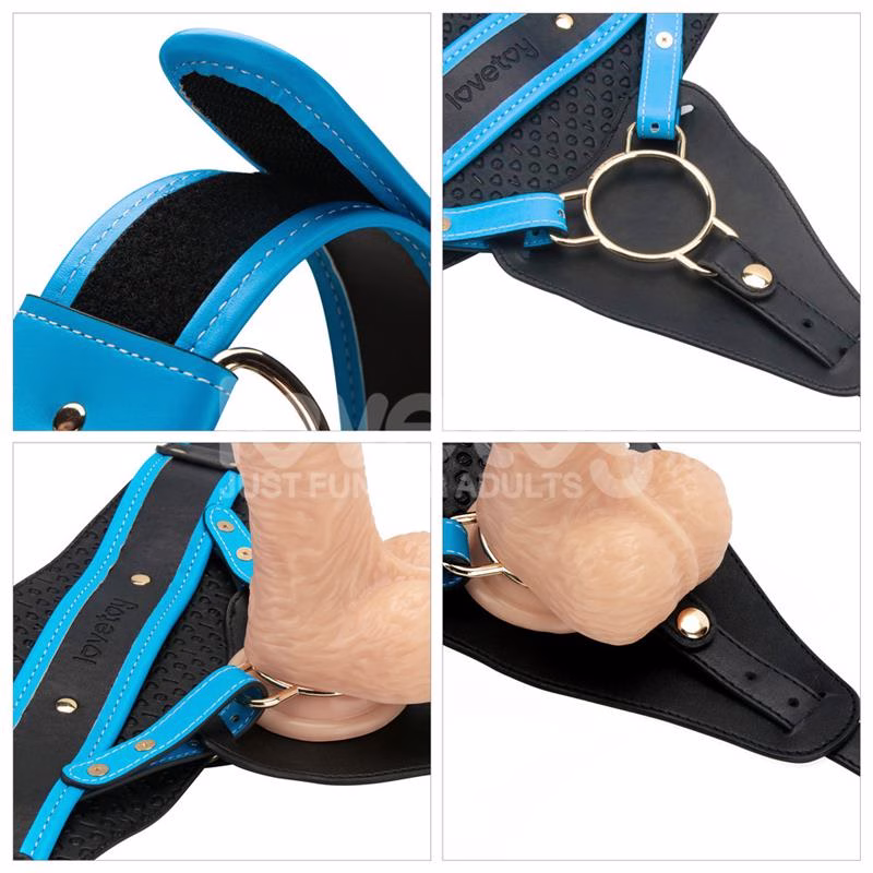 Arnés con Dildo con Vibración 8.5