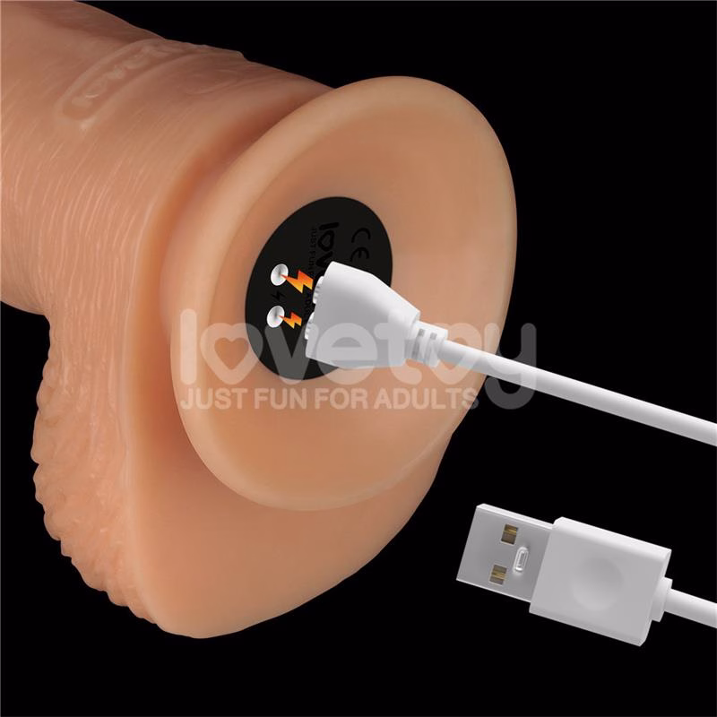 Arnés con Dildo con Vibración 9.5