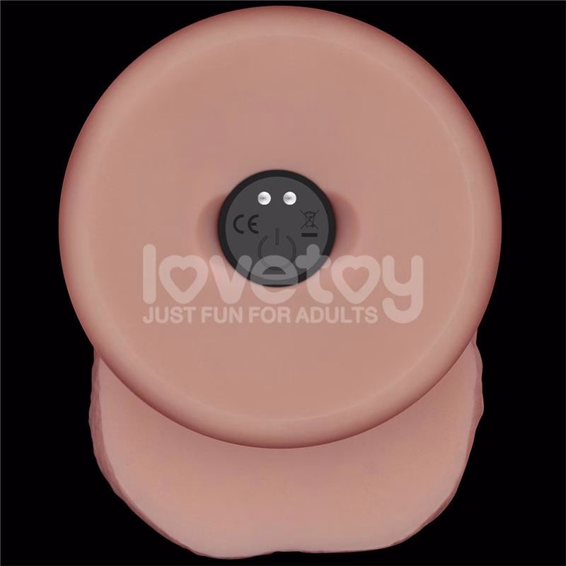 Dildo con Vibración Piel Deslizante Silicona Dual Layer 8.5