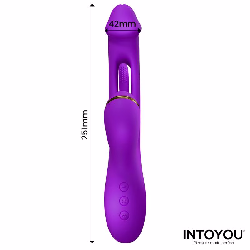 Siter 2.0 Vibrador con Lengua Flapping, Golpeteo y Cabezales Intercambiables