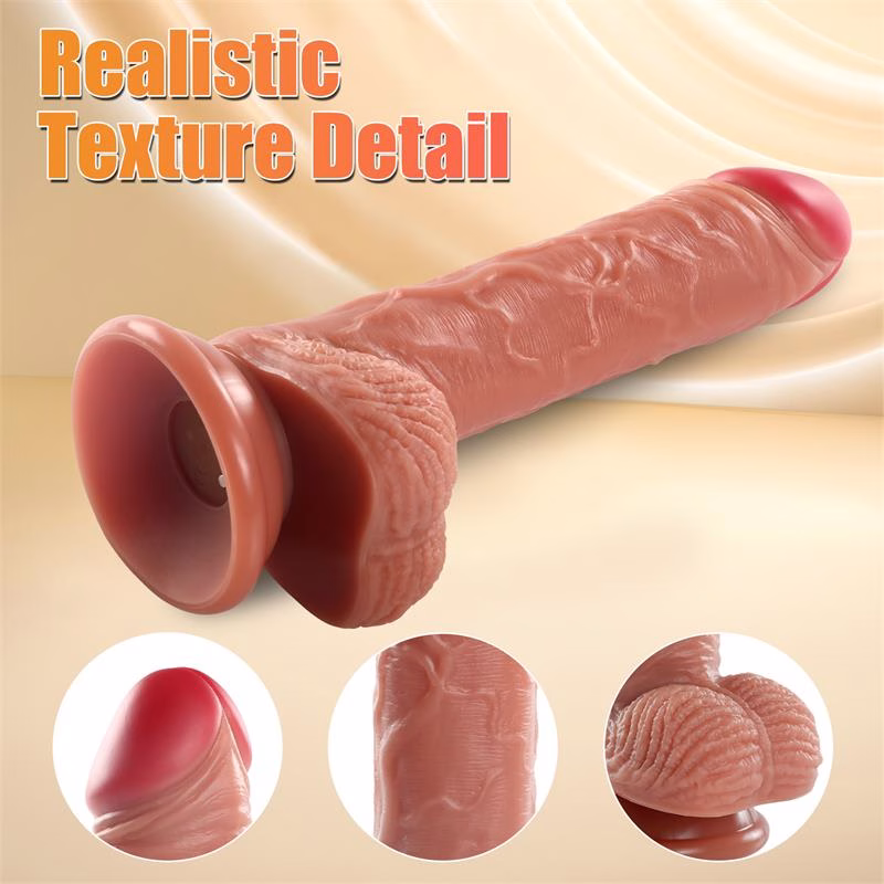 Marvin Dildo con Thrusting y Vibración 8.07