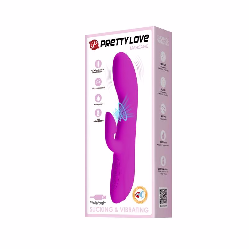 Vibrador con Succionador de Clítoris