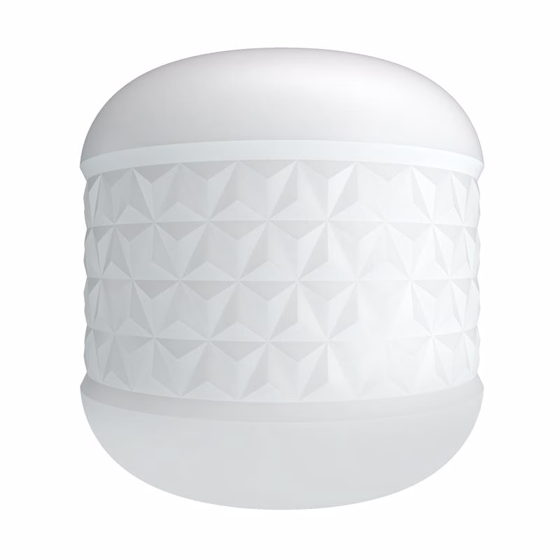 Crystle Masturbador Doble Entrada Blanco