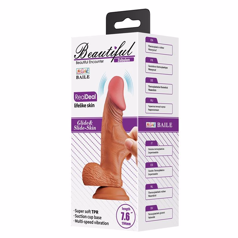 Zebulon Vibrador Realista 7.6